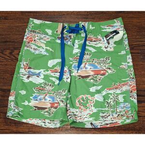 NWT Reyn Spooner Jade Swim Trunks Mens Size 32